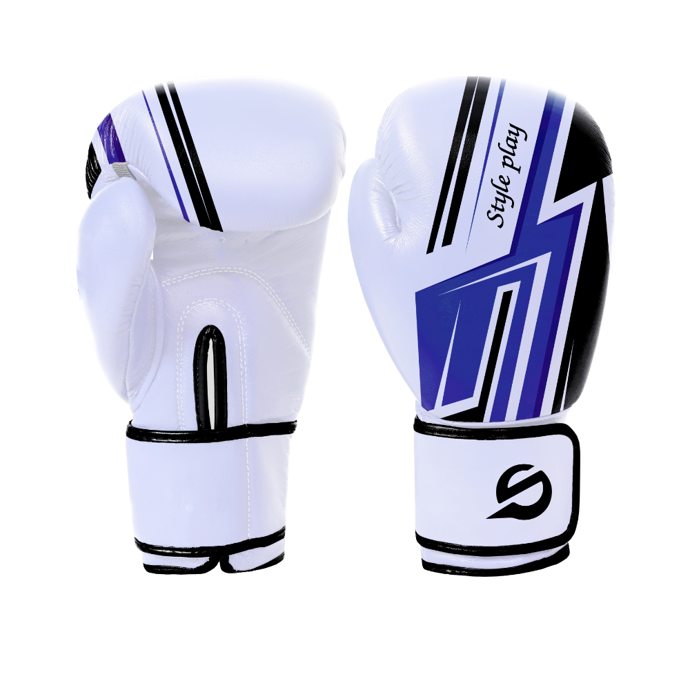 BOXING GLOVES CRUSH BLUE with padded protection and secure wrist support for boxing and training sessions