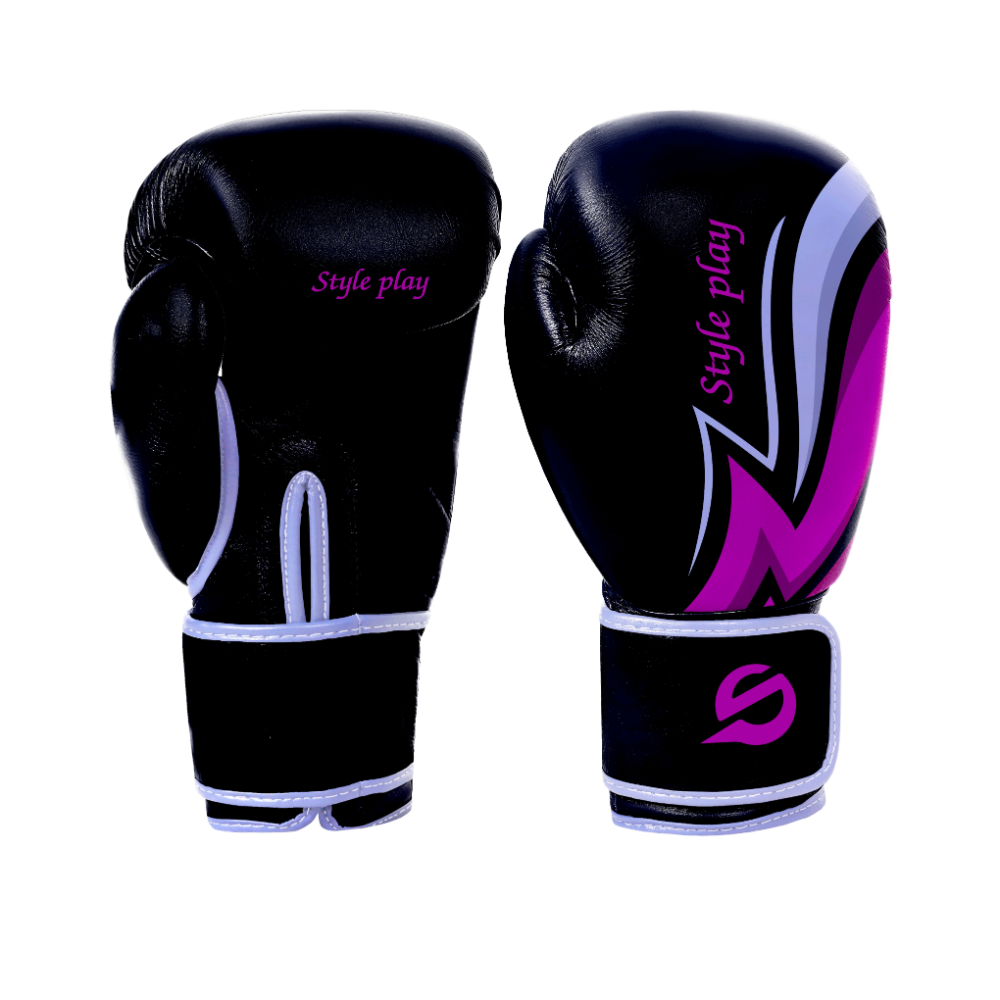 BOXING GLOVES FURY PINK with shock-absorbing padding and secure wrist strap for boxing, sparring, and fitness training