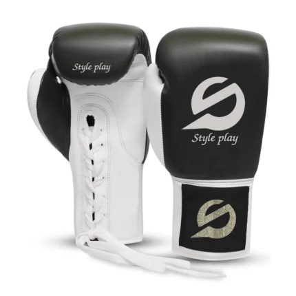 BOXING GLOVES PUNCH BLACK with high-impact foam padding and secure wrist strap for boxing, sparring, and training sessions