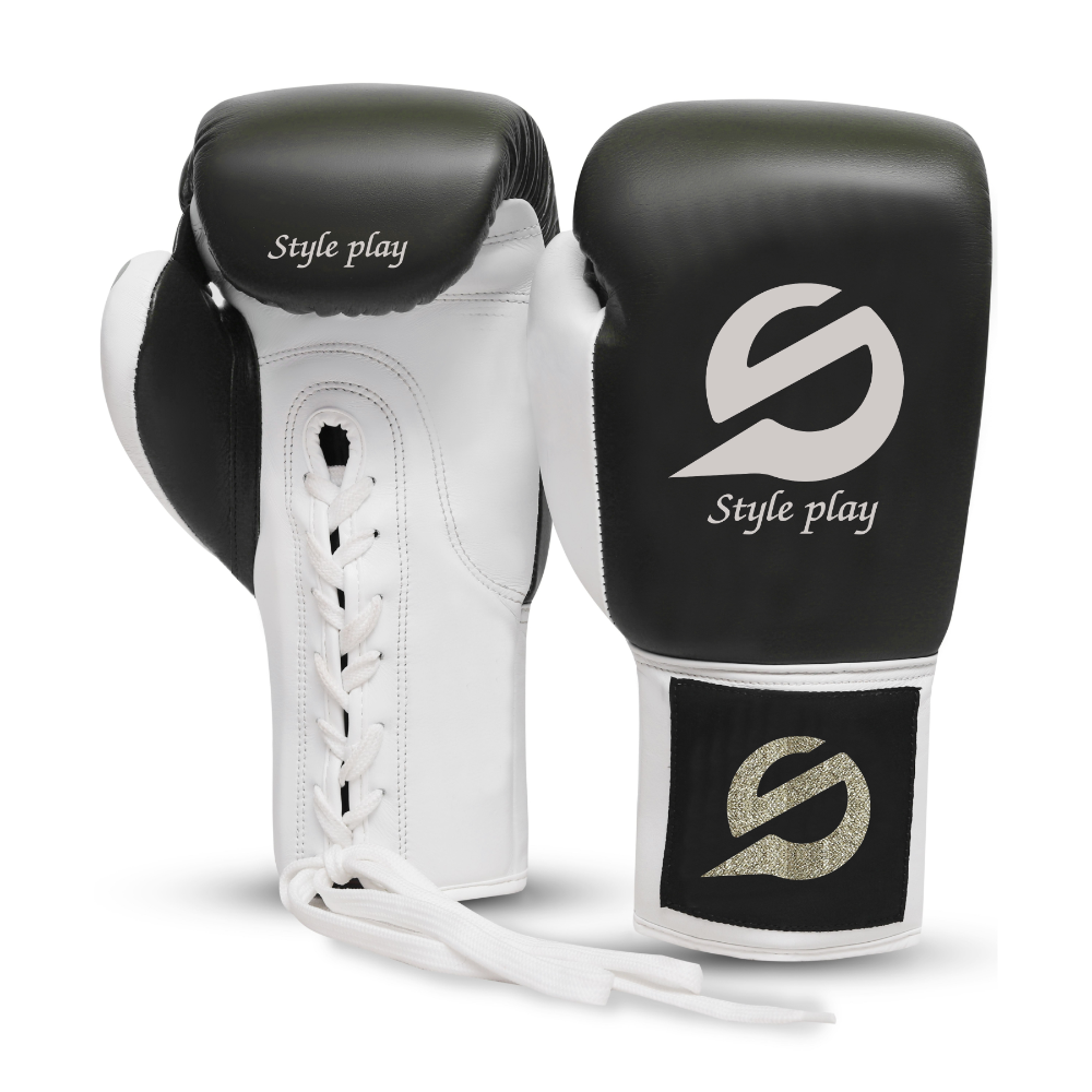 BOXING GLOVES PUNCH BLACK with high-impact foam padding and secure wrist strap for boxing, sparring, and training sessions