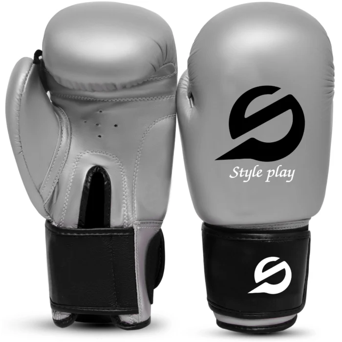 BOXING GLOVES RECOIL BLACK with layered padding and secure wrist strap for boxing, sparring and heavy bag training