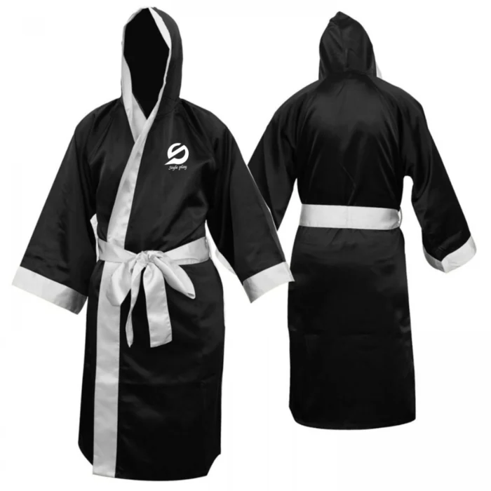 BOXING GOWN WARRIOR WALKOUT with hooded design and adjustable belt for comfortable stylish ring entrance