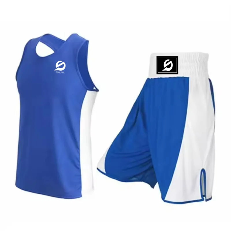 BOXING SUIT ALFA with sleeveless top and stretchable waistband designed for comfortable boxing training and performance