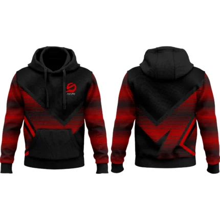 Sublimation Hoodies with vibrant full-color print breathable fabric and modern fit for sports or casual wear.