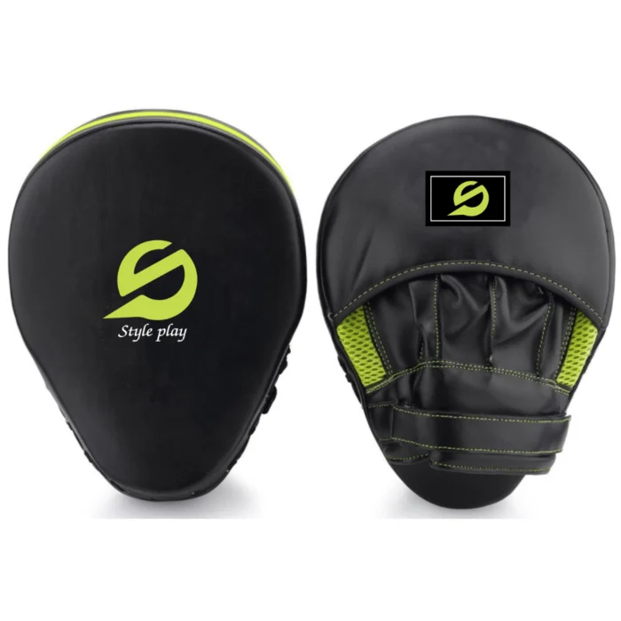 FOCUS MITT CHARLIE with curved padding and wrist support for boxing training speed drills and hand-eye coordination.