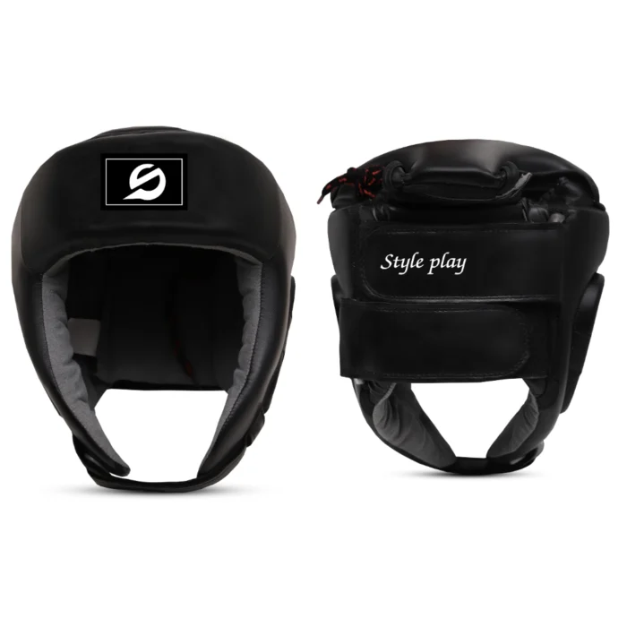 HEAD GUARD AXON with padded forehead cheek and ear protection designed for safe and comfortable boxing and sparring sessions