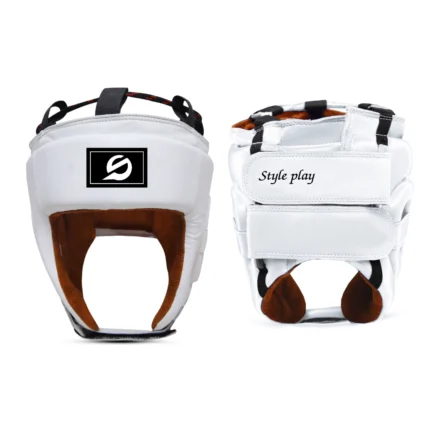 HEAD GUARD SP-X with padded head and cheek coverage designed for safe sparring and enhanced comfort during boxing practice
