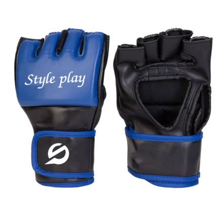 MMA GLOVES NOVA showcasing open-palm design with secure wrist strap for training and sparring performance.