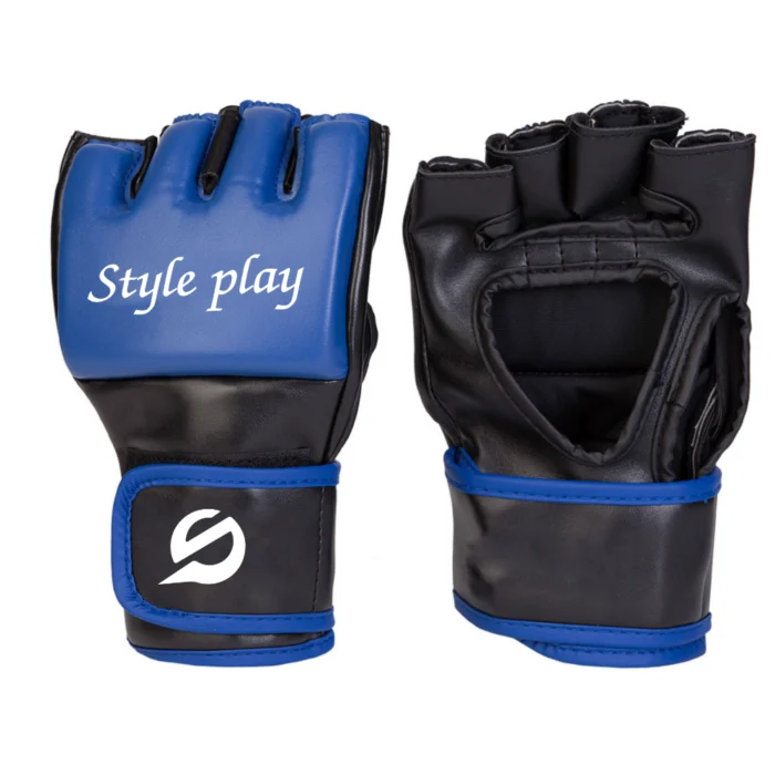 MMA GLOVES NOVA showcasing open-palm design with secure wrist strap for training and sparring performance.