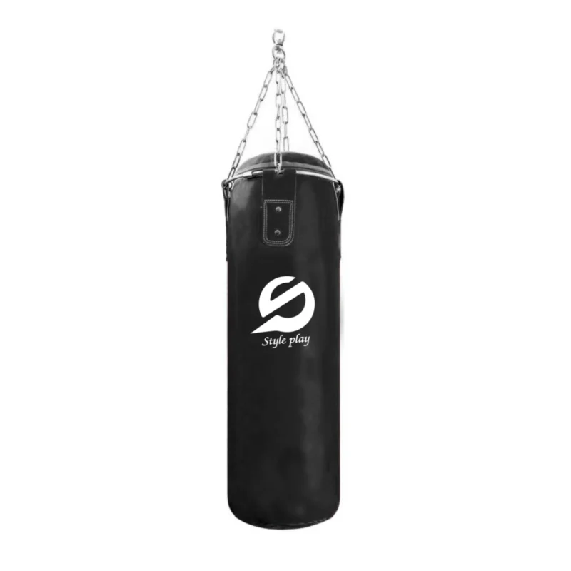 Punching Bag Canvas hanging in gym for boxing and MMA training