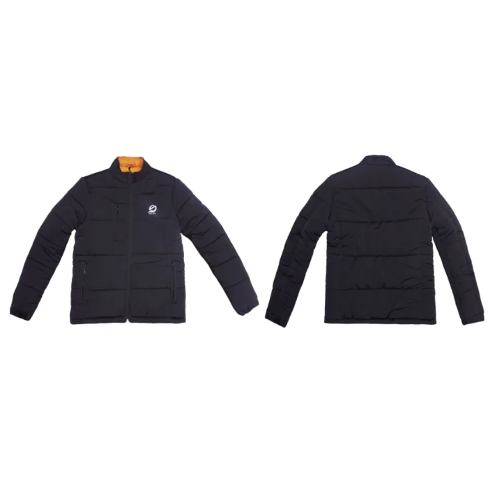 PUFFER JACKET FULL SLEAVE in black designed for maximum warmth lightweight comfort and modern cold-weather protection.