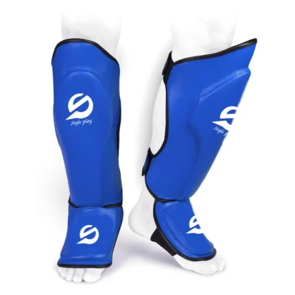 Steelcore Shin Instep Pad with reinforced padding for maximum leg and foot protection in MMA Muay Thai and kickboxing.