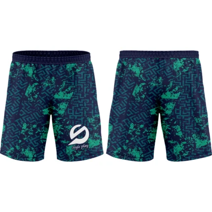 Sublimation shorts featuring vibrant all-over print with breathable fabric perfect for active and casual wear.