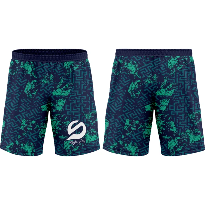 Sublimation shorts featuring vibrant all-over print with breathable fabric perfect for active and casual wear.