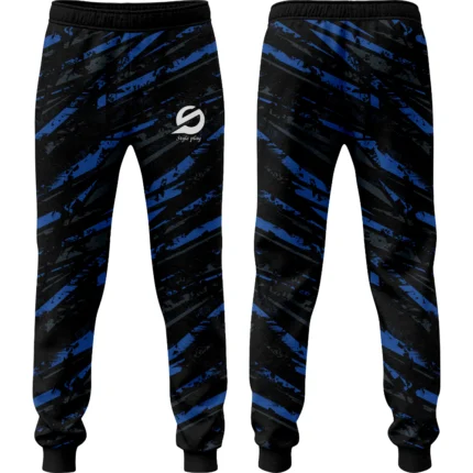 Sublimation Trouser with vibrant custom print and lightweight breathable fabric for athletic and casual wear.