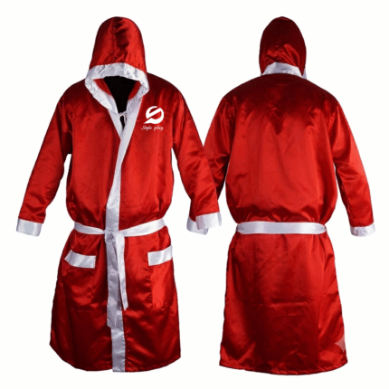 Style Play Premium Satin Boxing Robe with Hood